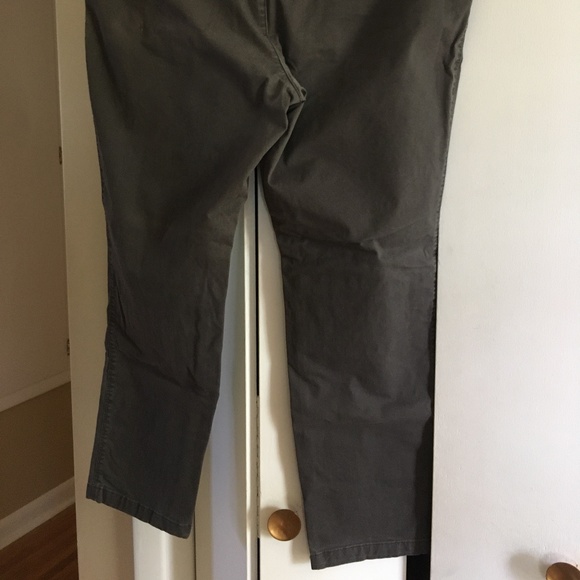 charcoal EDDIE BAUER chino pant US 18 plus size - Picture 7 of 9